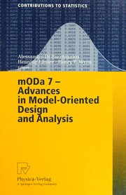 Cover of MODA7, advances in model-oriented design and analysis by International Workshop on Model-Oriented Data Analysis (7th 2004 Heeze, Netherlands)