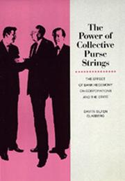 Front cover of The power of collective purse strings by Davita Silfen Glasberg