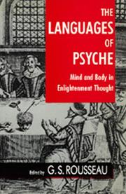Front cover of The Languages of Psyche by G. S. Rousseau