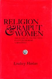 Cover of Religion and Rajput Women by Lindsey Harlan