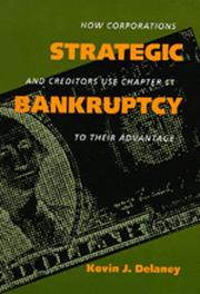 Front cover of Strategic bankruptcy by Kevin J. Delaney