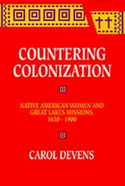 Cover of Countering colonization by Carol Devens