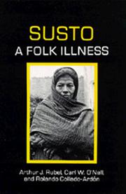 Front cover of Susto, a folk illness by Arthur J. Rubel