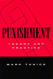 Cover of Punishment by Mark Tunick
