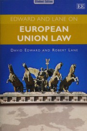 Cover of Edward and Lane on European Union Law by David Edward