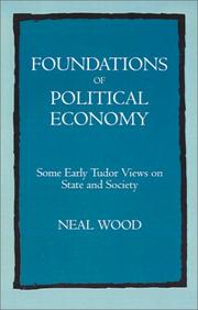 Cover of Foundations of political economy by Neal Wood