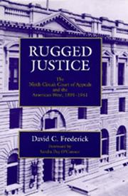 Cover of Rugged justice by David C. Frederick