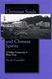 Front cover of Christian souls and Chinese spirits by Nicole Constable