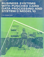 Front cover of Business systems with punched card data processing and system/3 model 10 by F. Robert Crawford