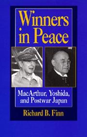 Front cover of Winners in peace by Richard B. Finn
