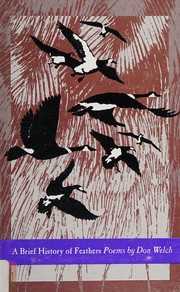 Front cover of A brief history of feathers by Don Welch