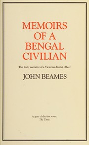 Front cover of Memoirs of a Bengal civilian by Beames, John