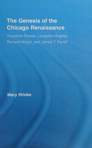Cover of Genesis of the Chicago renaissance by Mary Hricko