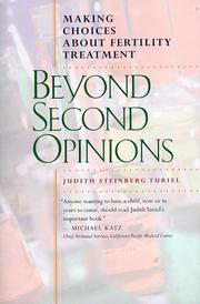 Cover of Beyond second opinions by Judith Steinberg Turiel
