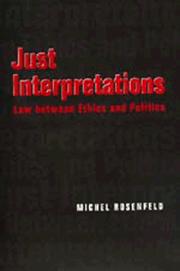 Cover of Just interpretations by Michel Rosenfeld