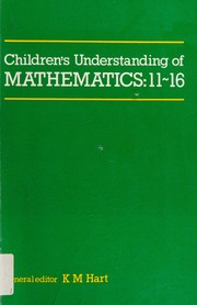 Front cover of Children's Understanding of Mathematics by et al