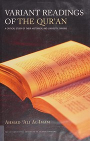 Front cover of Variant readings of the Qurʼan by Aḥmad ʻAlī Imām