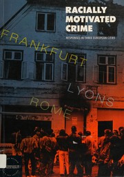 Front cover of Racially motivated crime by Jolanda Chirico