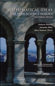 Front cover of Mathematical ideas for non-science majors by Andrew Baxter