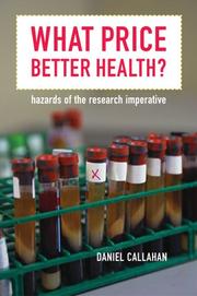 Front cover of What Price Better Health? by Daniel Callahan