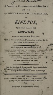 Front cover of A prospect of exterminating the small-pox by Benjamin Waterhouse