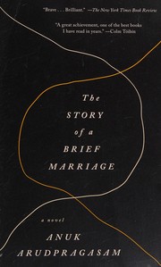 Cover of The story of a brief marriage by Anuk Arudpragasam