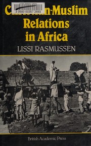 Cover of Christian-Muslim relations in Africa by Lissi Rasmussen