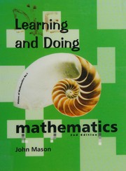 Cover of Learning and doing mathematics by Mason, John