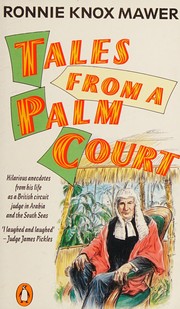 Front cover of Tales from a palm court by Ronnie Knox Mawer