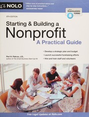 Cover of Starting & building a nonprofit by Peri Pakroo