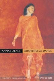 Cover of Anna Halprin by Janice Ross