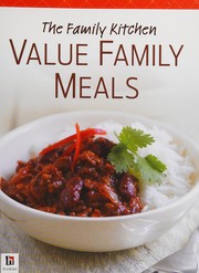 Front cover of Value family meals by Hinkler Books
