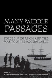 Cover of Many middle passages by Emma Christopher