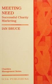 Cover of Meeting Need by Ian Bruce