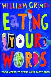 Cover of Eating Your Words by William Grimes