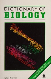Cover of Dictionary of biology by Elizabeth Martin