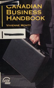 Front cover of Canadian business handbook by Vivienne Monty