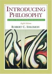 Cover of Introducing philosophy by Robert C. Solomon