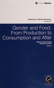 Front cover of Gender and Food by Vasilikie Demos