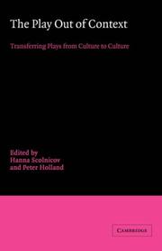 Cover of The Play out of context by Hanna Scolnicov
