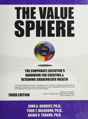 Cover of The value sphere by John A. Boquist