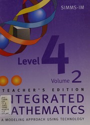 Cover of Integrated mathematics by Unknown