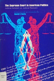 Cover of The Supreme Court in American politics by David F. Forte