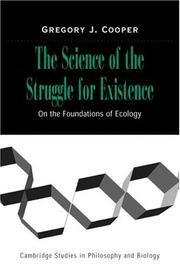 Front cover of The Science of the Struggle for Existence by Gregory J. Cooper