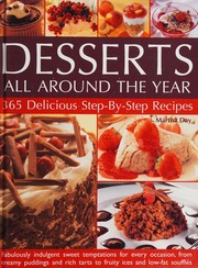 Front cover of Desserts all around the year by Martha Day