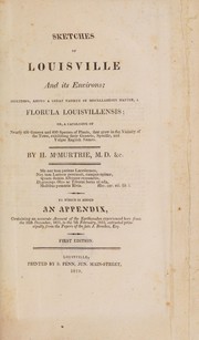 Cover of Sketches of Louisville and Its Environs: Including, Among a Great Variety of .. by Henry McMurtrie