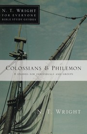 Cover of Colossians & Philemon by N. T. Wright