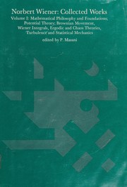 Cover of Collected works with commentaries by Norbert Wiener