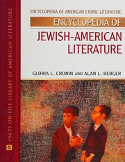 Cover of Encyclopedia of Jewish American literature by Gloria L. Cronin