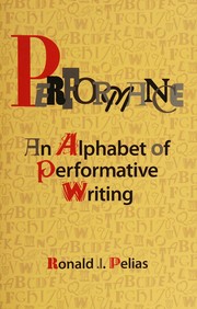 Cover of Performance by Ronald J. Pelias
